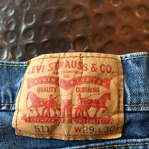 Levi's 511 slim fit jeans. 29x30